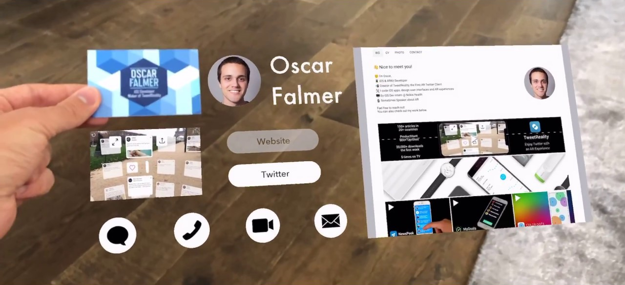 AR Business Card
